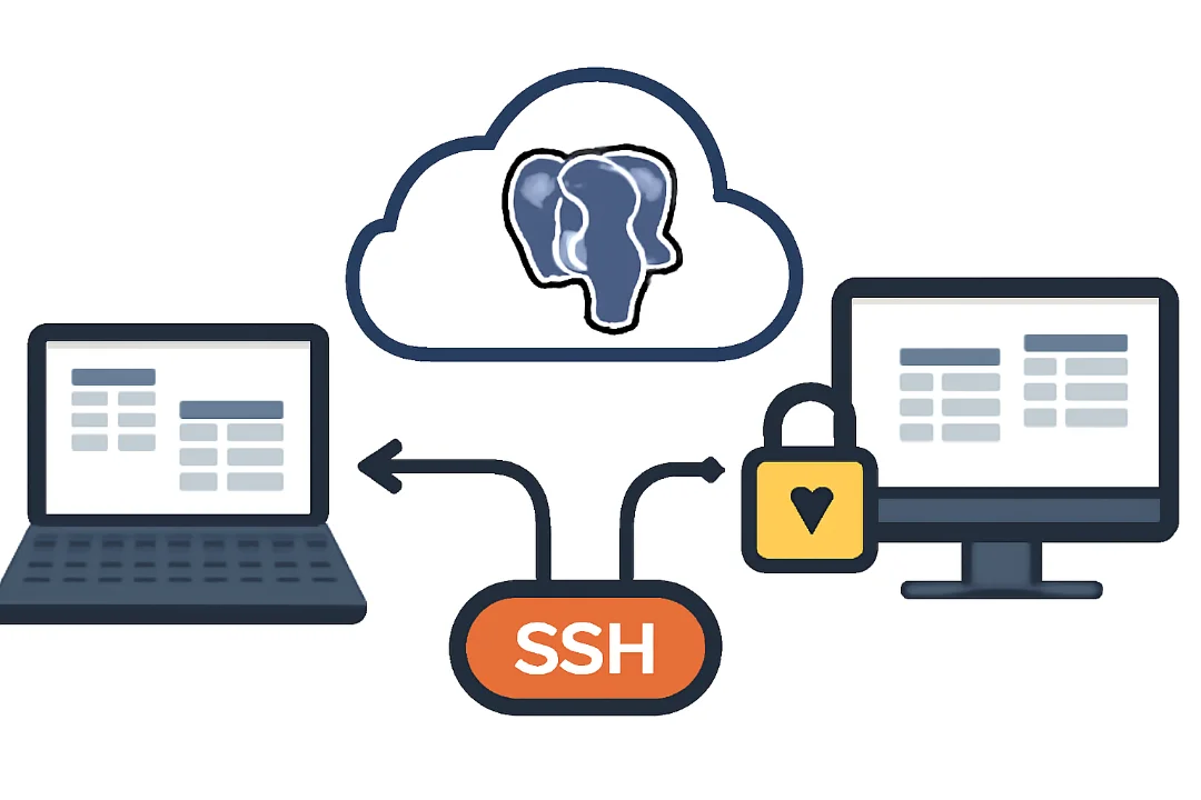 포트 개방 없이 안전하게 – SSH 터널링과 Docker로 구축하는 PostgreSQL 원격작업에 대한 img