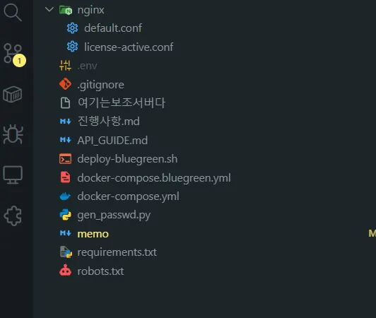 Docker Compose 블루 그린