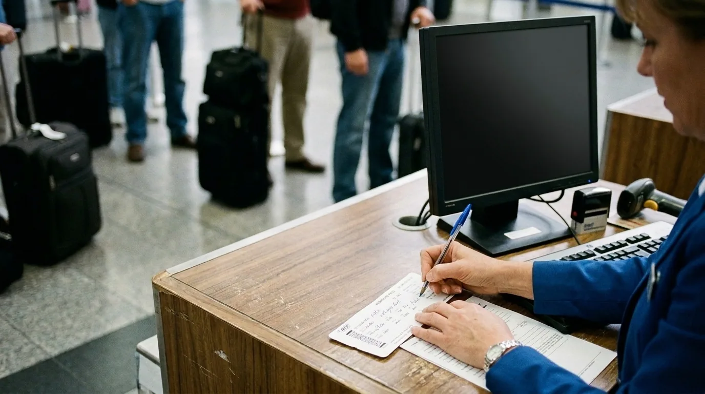 인천공항 체크인 마비, 미국 네트워크 끊김이 원인 관련 이미지