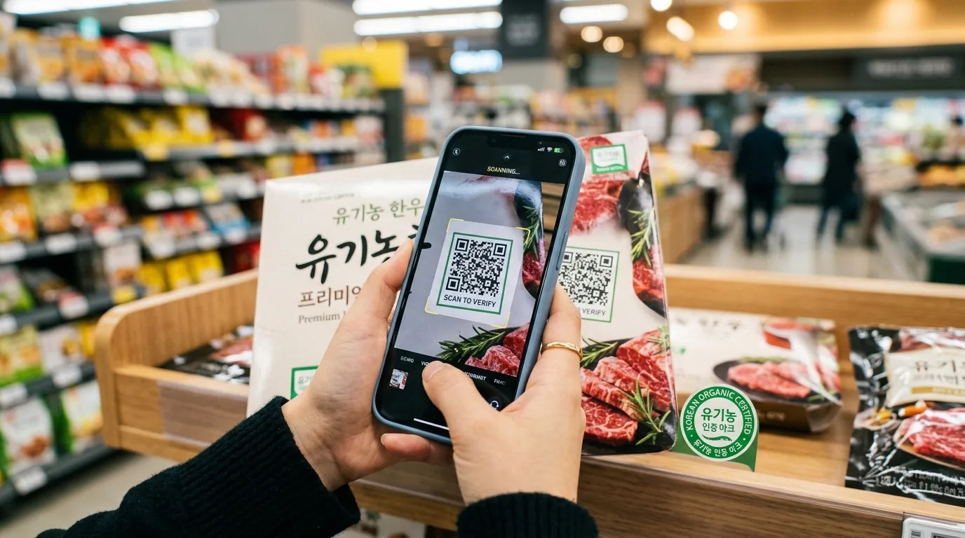 K-브랜드 인증마크 QR 스캔으로 짝퉁 구별하는 법 대표 이미지