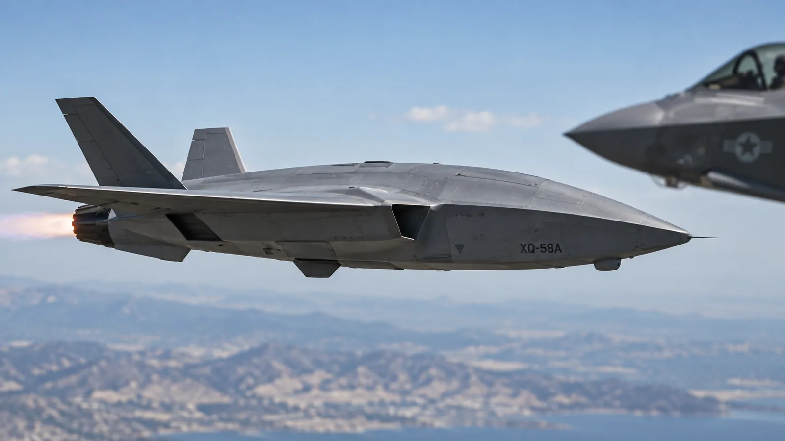 KAI FA-50과 무인기 AAP, 9m 간격 편대비행 성공 관련 이미지